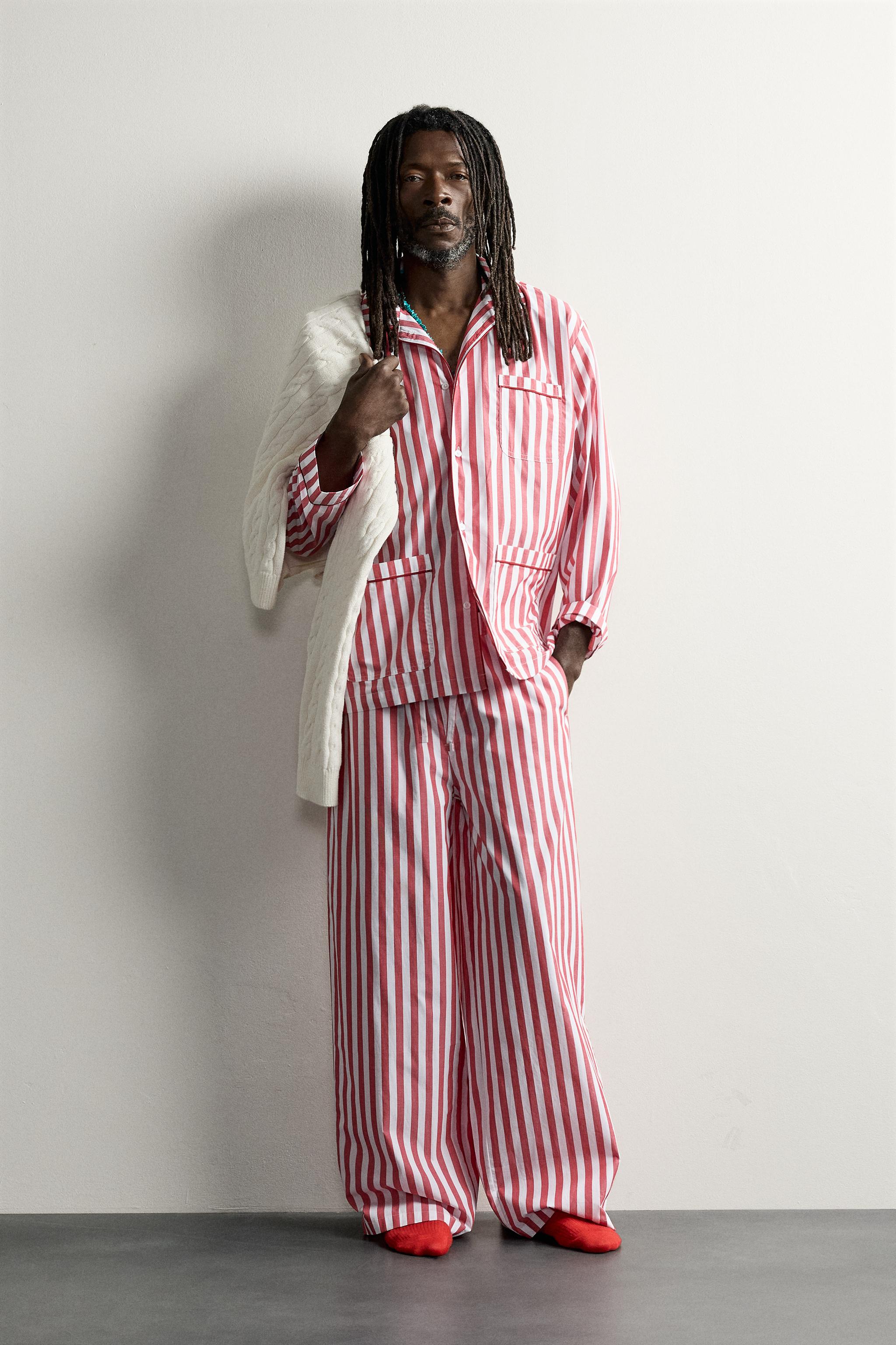 AARON LEVINE X ZARA JACQUARD PAJAMA SET